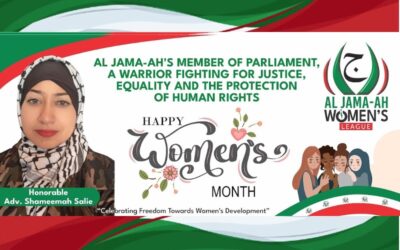 Celebrating Women’s Month: Meet Hon Adv. Shameemah Salie