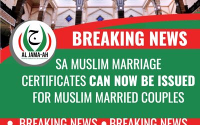 Nikah certificate can now be used to register Muslim Marriages